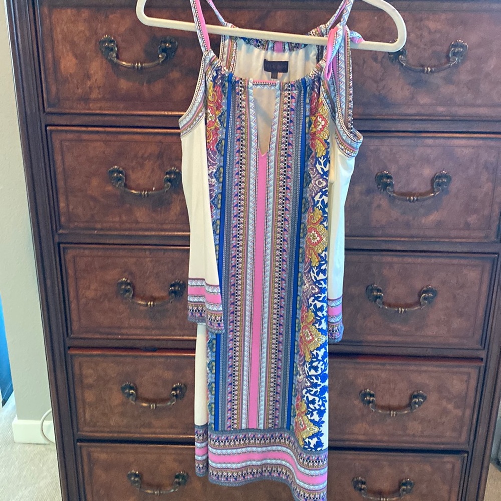 Haley Bob dress, cold shoulder 36 inches long